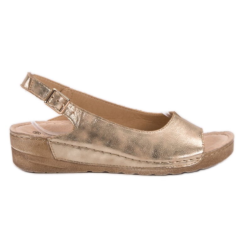 Goodin Csillogó Szandál sárga