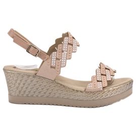 Aclys Könnyű, magas sarkú szandál barna Aclys Könnyű, magas sarkú szandál barna