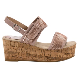 Kylie Tépőzáras szandál rózsaszín