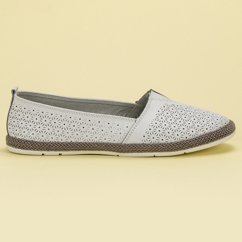 Goodin Bőr Slipony fehér