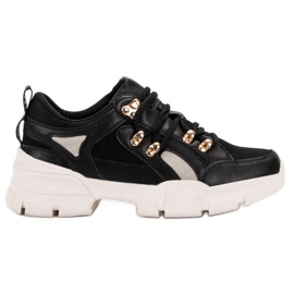 Divatos VICES cipők fekete Divatos VICES cipők fekete