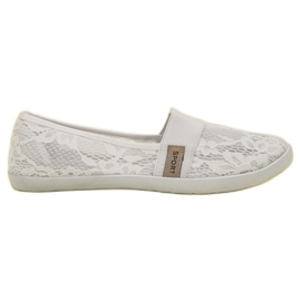 SHELOVET Csipke balerinák fehér