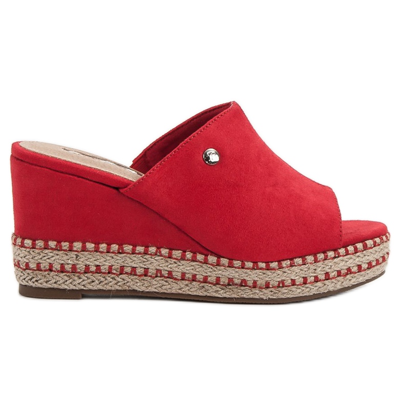 Best Shoes Wedge szandál piros Best Shoes Wedge szandál piros