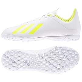 Adidas X 18.4 Tf Jr BB9418 futballcipő sokszínű fehér