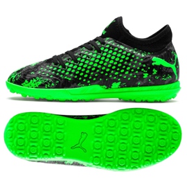 Puma Future 19.4 Tt Jr 105558 03 futballcipő sokszínű zöld Puma Future 19.4 Tt Jr 105558 03 futballcipő sokszínű zöld