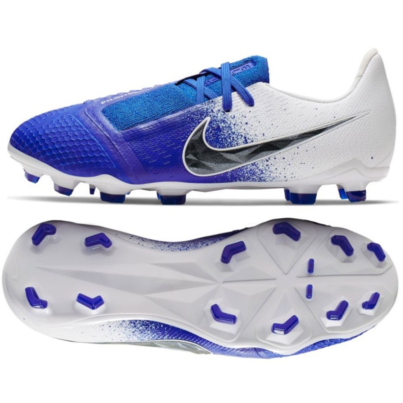 Nike Phantom Venom Elite Fg Jr AO0401-104 futballcipő sokszínű kék