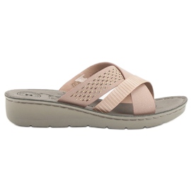 Evento Kényelmes púderpapucs rózsaszín Evento Kényelmes púderpapucs rózsaszín