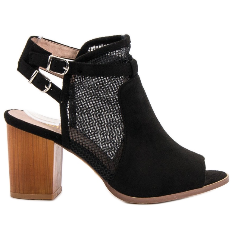 Evento Stílusos zárt szandál fekete Evento Stílusos zárt szandál fekete