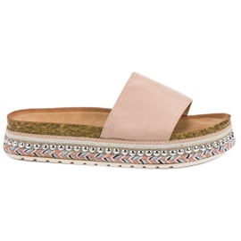 Cm Paris Papucs a platformon barna Cm Paris Papucs a platformon barna