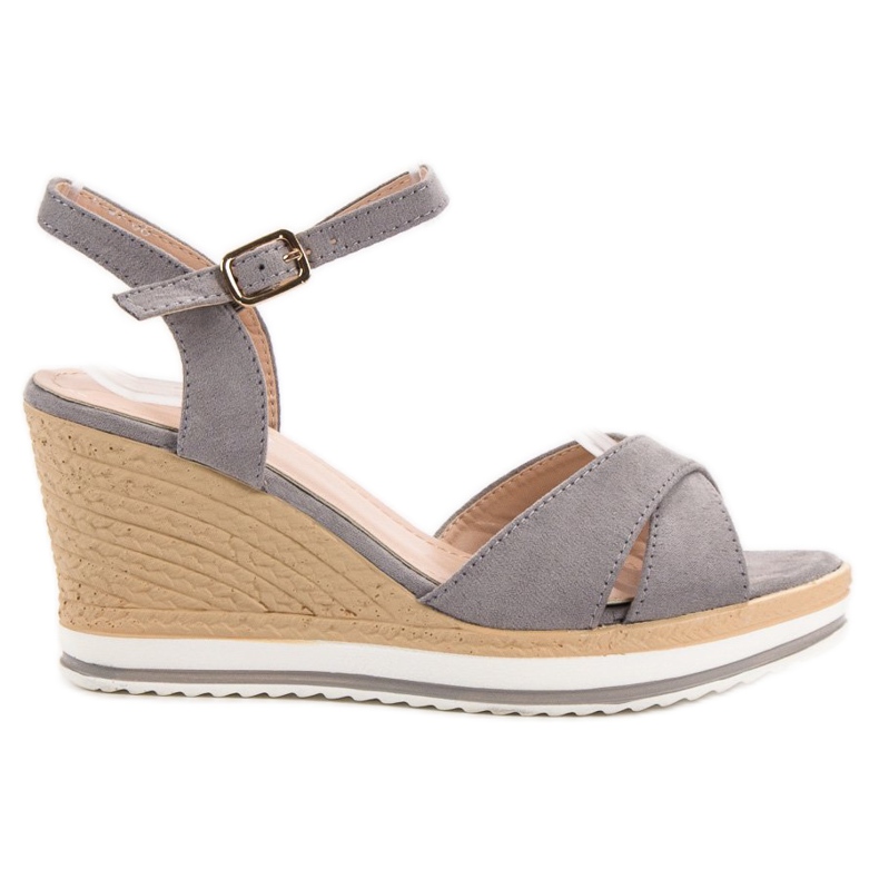 Anesia Paris Divatos szürke szandál