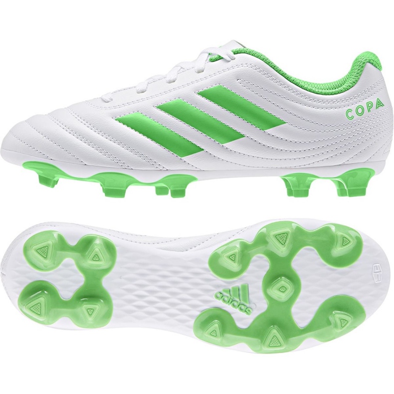 Adidas Copa 19.4 Fg Jr D98089 futballcipő sokszínű fehér