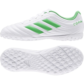 Adidas Copa 19.4 Tf Jr D98101 futballcipő sokszínű fehér