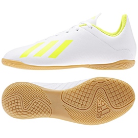 Belső cipő adidas X 18.4 In Jr BB9411 sokszínű fehér