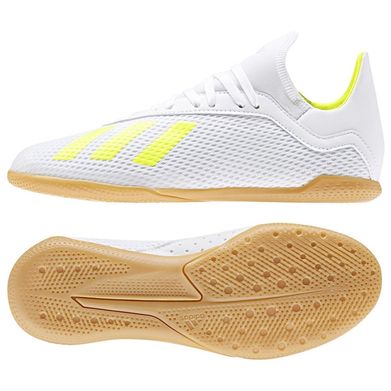 Belső cipő adidas X 18.3 In Jr BB9397 sokszínű fehér