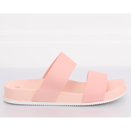 Rózsaszín CK66P Rózsaszín papucs gumicsíkkal