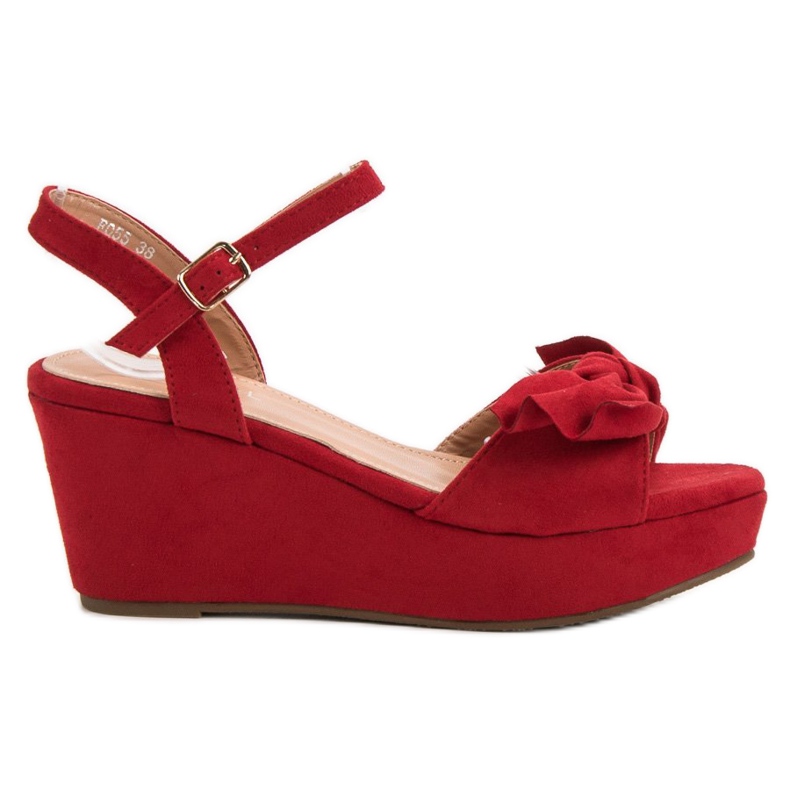 SHELOVET Szandálok A Platformon piros