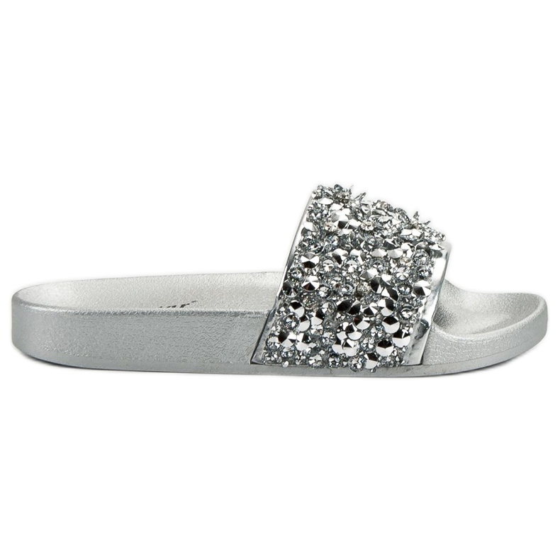 Seastar Elegáns ezüst papucs szürke