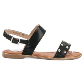 Cm Paris Szandál Strasszokkal fekete