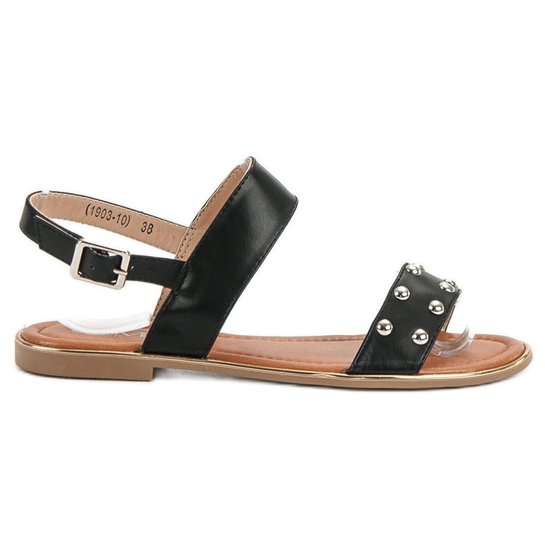 Cm Paris Szandál Strasszokkal fekete