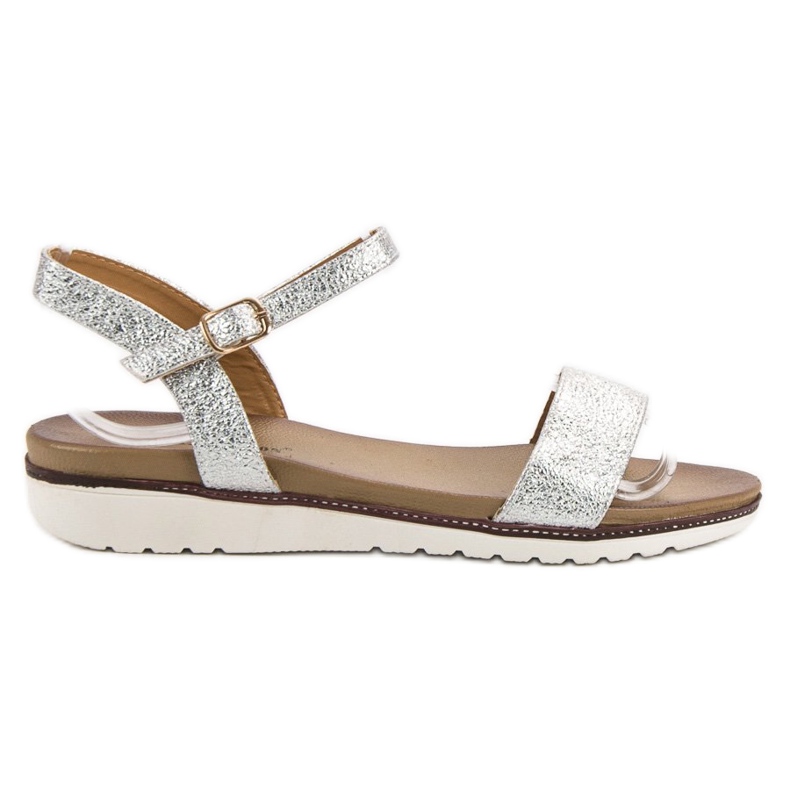 Ch. Creation Fényes szandál szürke Ch. Creation Fényes szandál szürke