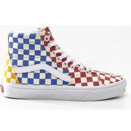 Vans Sk8 Hi Vlv sakktábla Multi True White fehér kék sokszínű