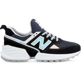 New Balance Ms574gnb Sport Fekete Fehér sokszínű New Balance Ms574gnb Sport Fekete Fehér sokszínű