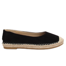Fekete balerina espadrilles N-2980 Black