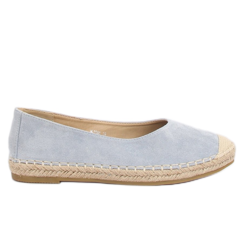 Kék balerina espadrilles N-2980 L.BLUE