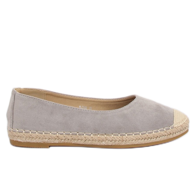 Szürke balerina espadrilles N-2980 Szürke Szürke balerina espadrilles N-2980 Szürke