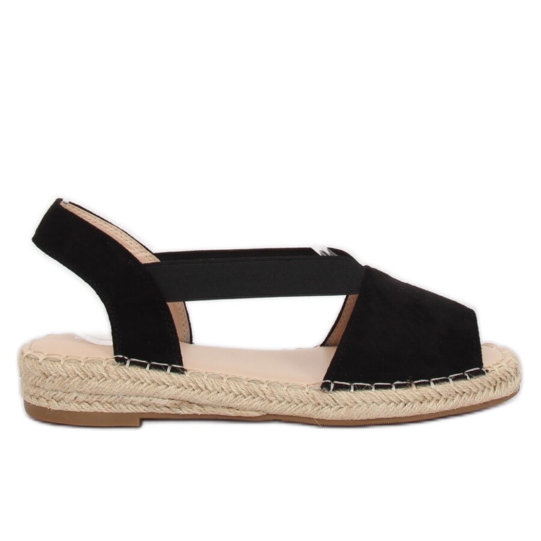 Fekete női espadrillák SA-2893 Fekete Fekete női espadrillák SA-2893 Fekete