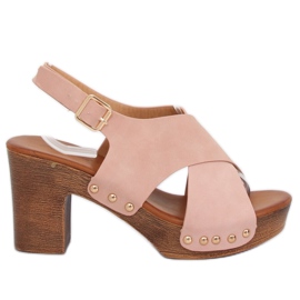 Szandál ala rózsaszín klumpa D-131 Pink Szandál ala rózsaszín klumpa D-131 Pink