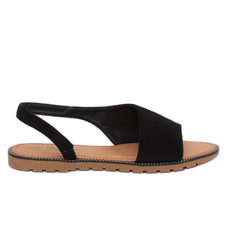 Fekete női aszimmetrikus szandál 982 Fekete