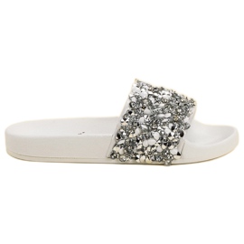 Seastar Elegáns fehér papucs Seastar Elegáns fehér papucs