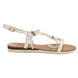 SHELOVET Fehér szandál