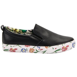 Groto Gogo Divatos Slipons fekete Groto Gogo Divatos Slipons fekete