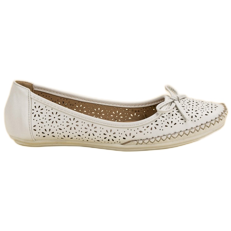 VICES fehér áttört balerinák VICES fehér áttört balerinák