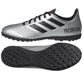 Adidas Predator 19.4 Tf M F35634 futballcipő sokszínű ezüst