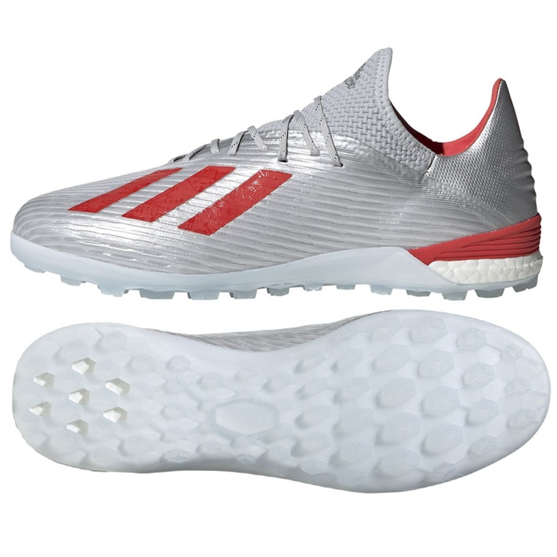 Adidas X 19.1 Tf M G25752 futballcipő sokszínű ezüst