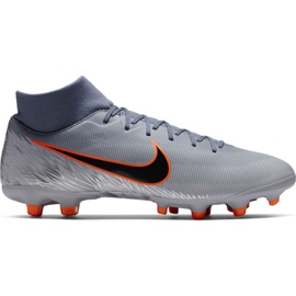 Nike Mercurial Superfly 6 Academy FG / MG M AH7362-408 futballcipő piros szürke