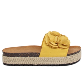 Sárga espadrilles papucs N-35 Sárga Sárga espadrilles papucs N-35 Sárga