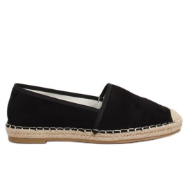 Fekete női espadrillák LX178 Fekete