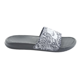 Nike Benassi Just Do It Print 631261-403 Slide fehér sötétkék