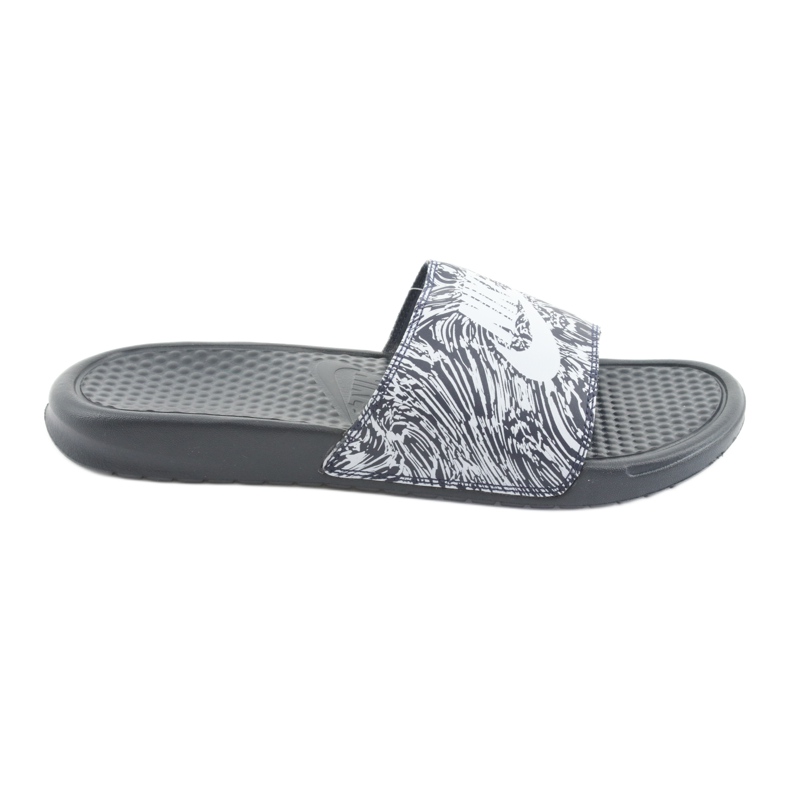 Nike Benassi Just Do It Print 631261-403 Slide fehér sötétkék