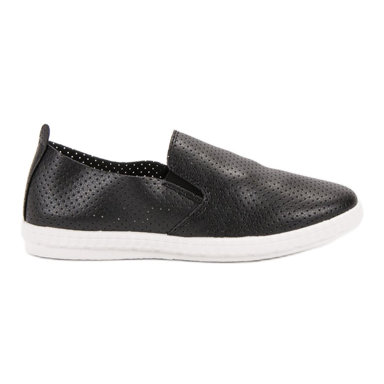 Renda Fekete Slipons