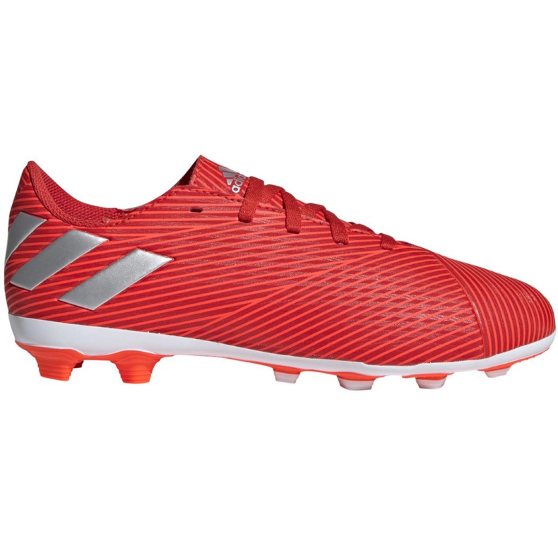 Adidas Nemeziz 19.4 FxG Jr F99948 futballcipő piros piros Adidas Nemeziz 19.4 FxG Jr F99948 futballcipő piros piros