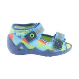 Kék, zöld Befado 250P059 papucs narancs