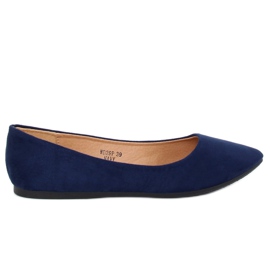 Balerinák mandula sötétkék lábujjak WD39P Navy Balerinák mandula sötétkék lábujjak WD39P Navy