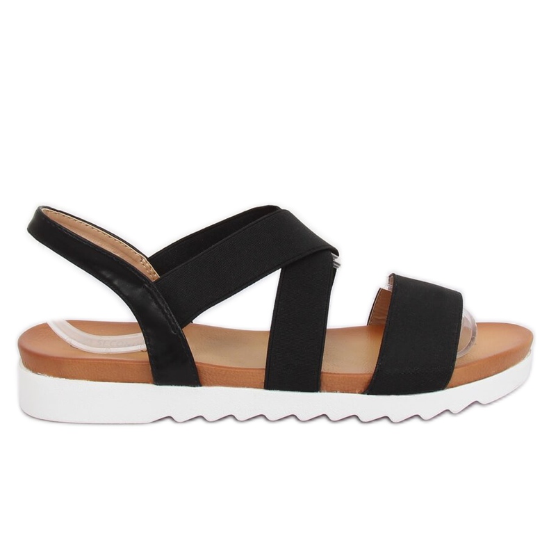 Fekete női szandál P0P1268-16 Fekete