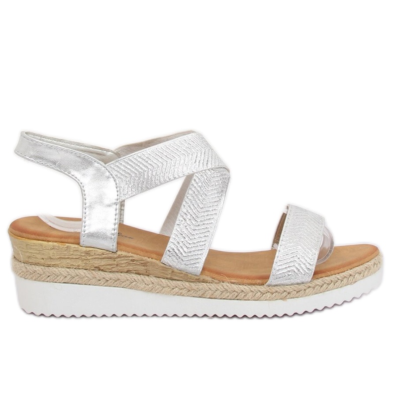 Ezüst női szandál S81 Silver szürke