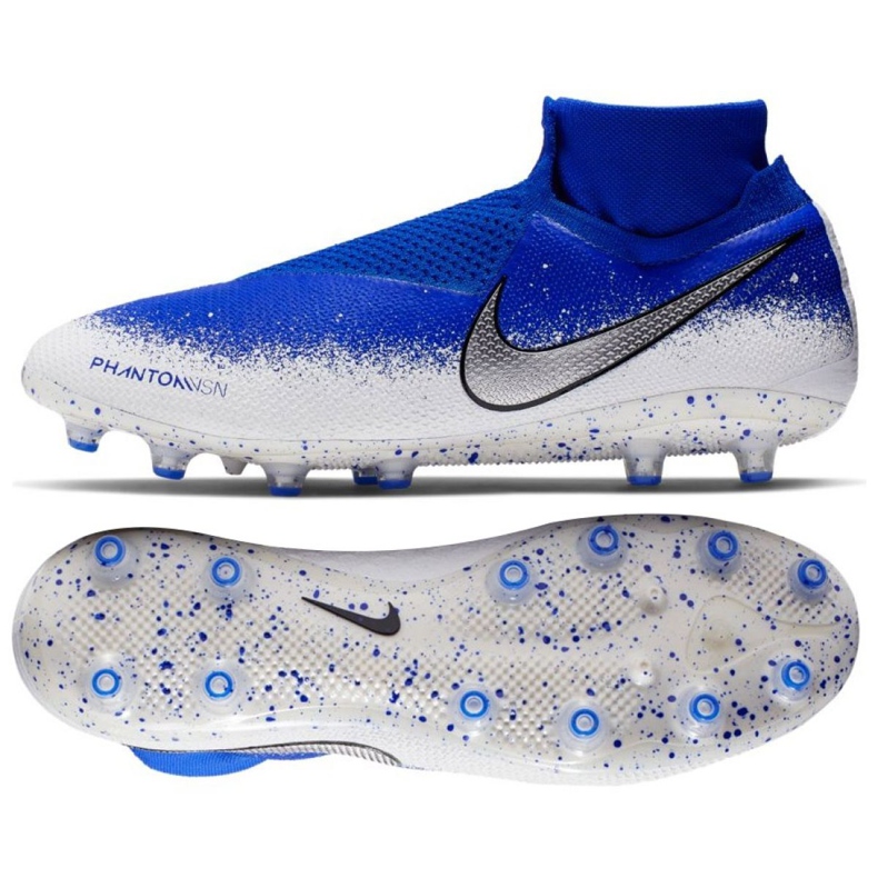 Nike Phantom Vsn Elite Df Ag Pro M AO3261-410 futballcipő sokszínű kék